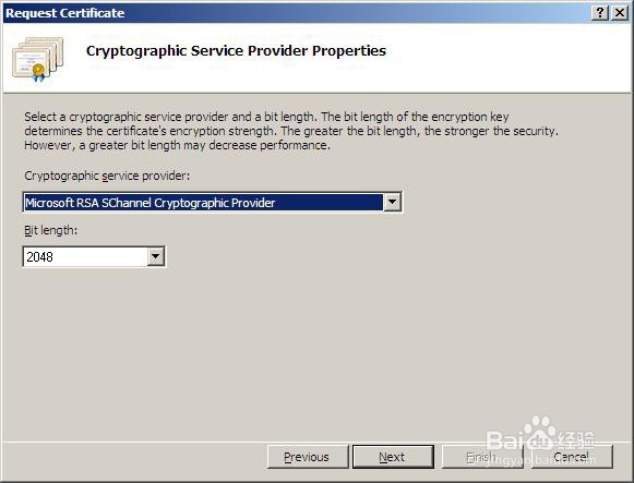Windows Server 2008 IIS 7.0 - 生成CSR文件
