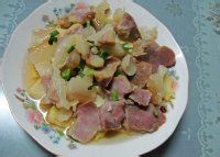 冬笋蒸咸肉的做法