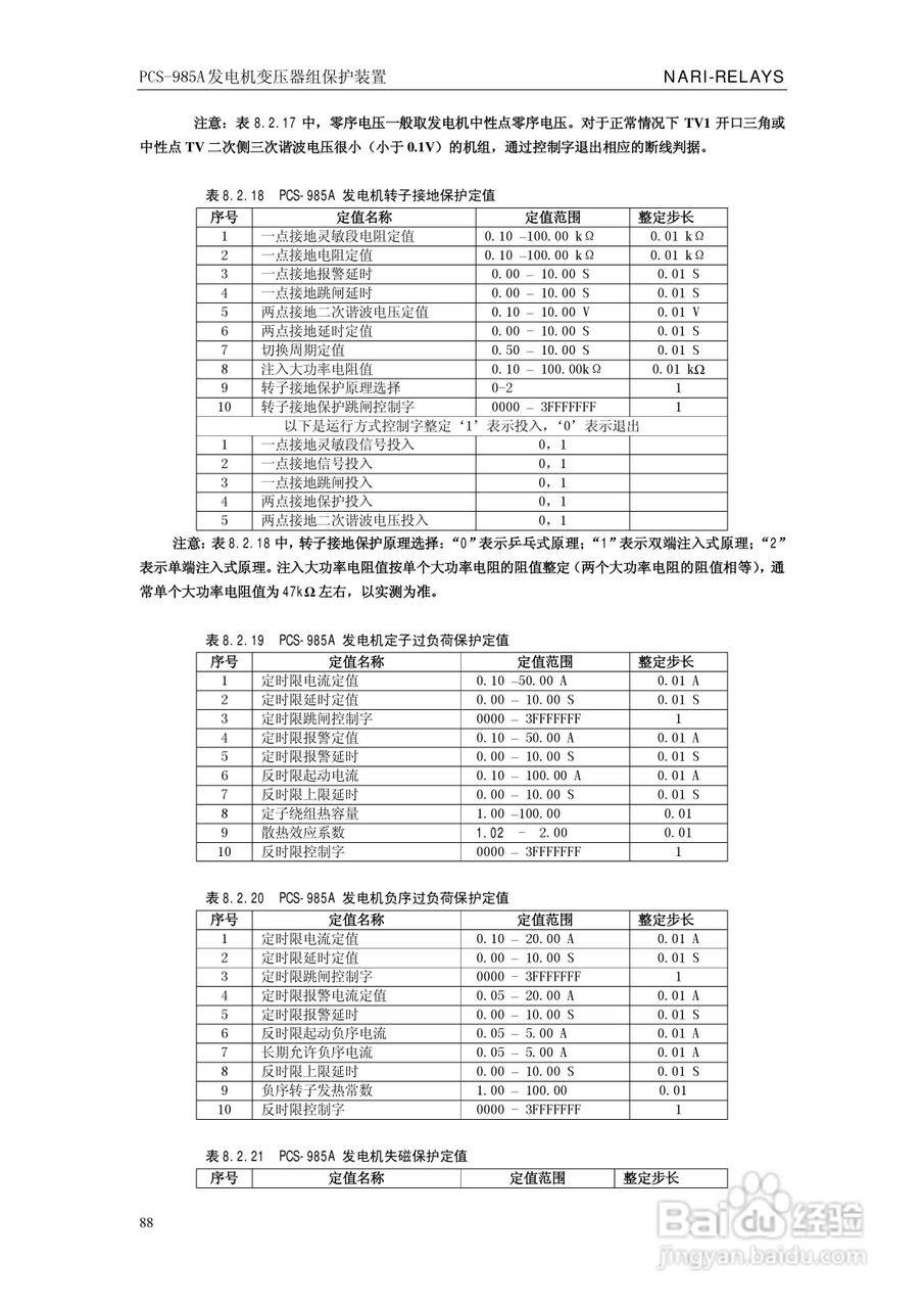 国瑞继保PCS-985A发电机变压器组保护装置技术说明书:[10]
