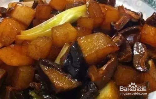 红烧香菇白萝卜