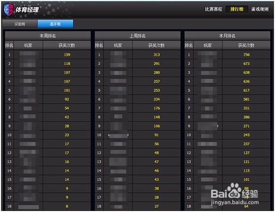 如何挤进球探体育经理高手榜