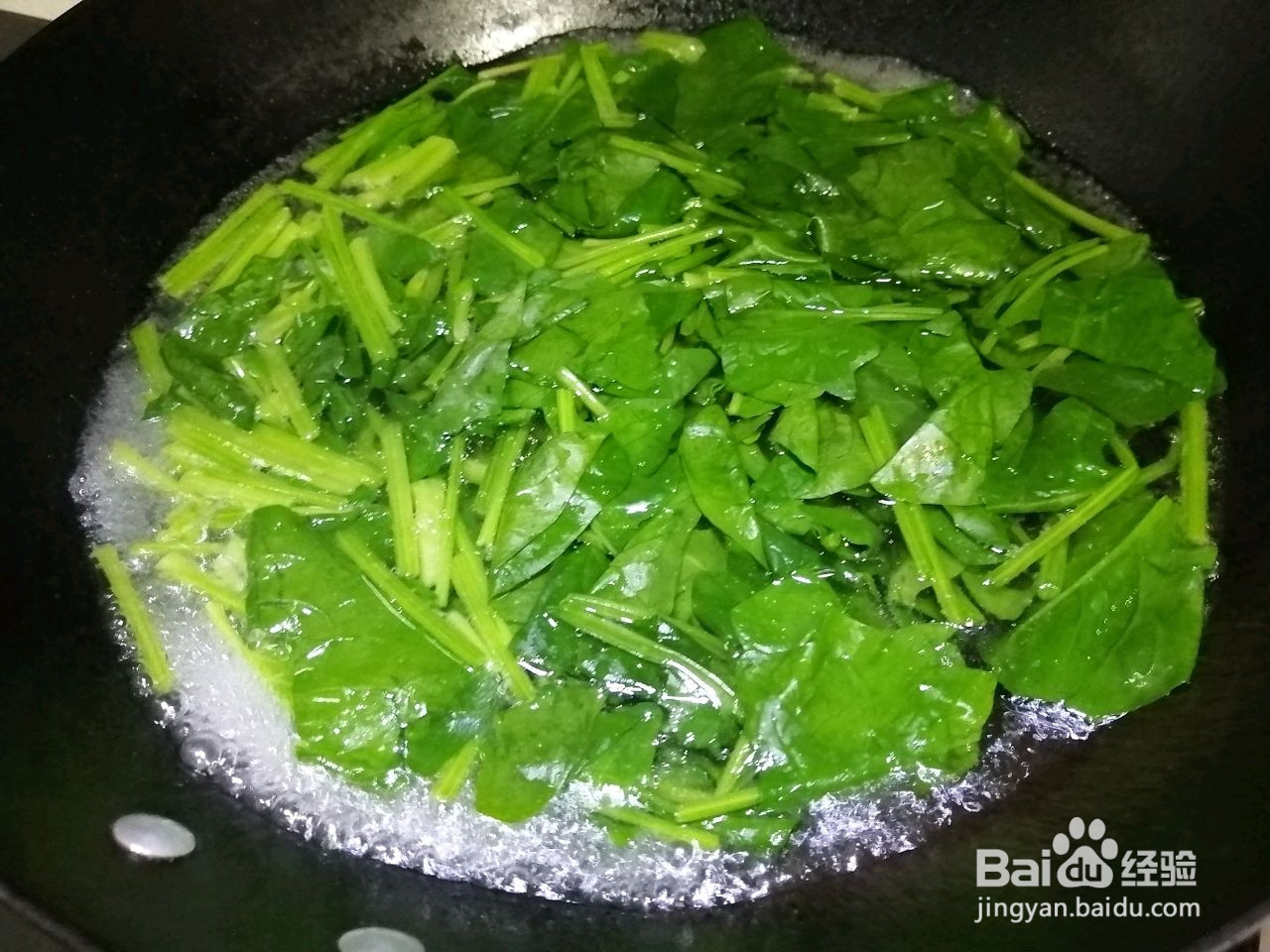 凉拌麻酱菠菜的做法