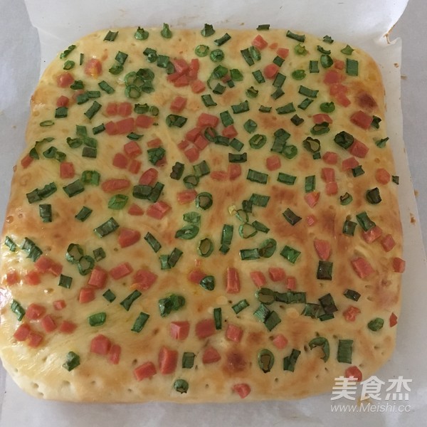 葱香肉松面包卷