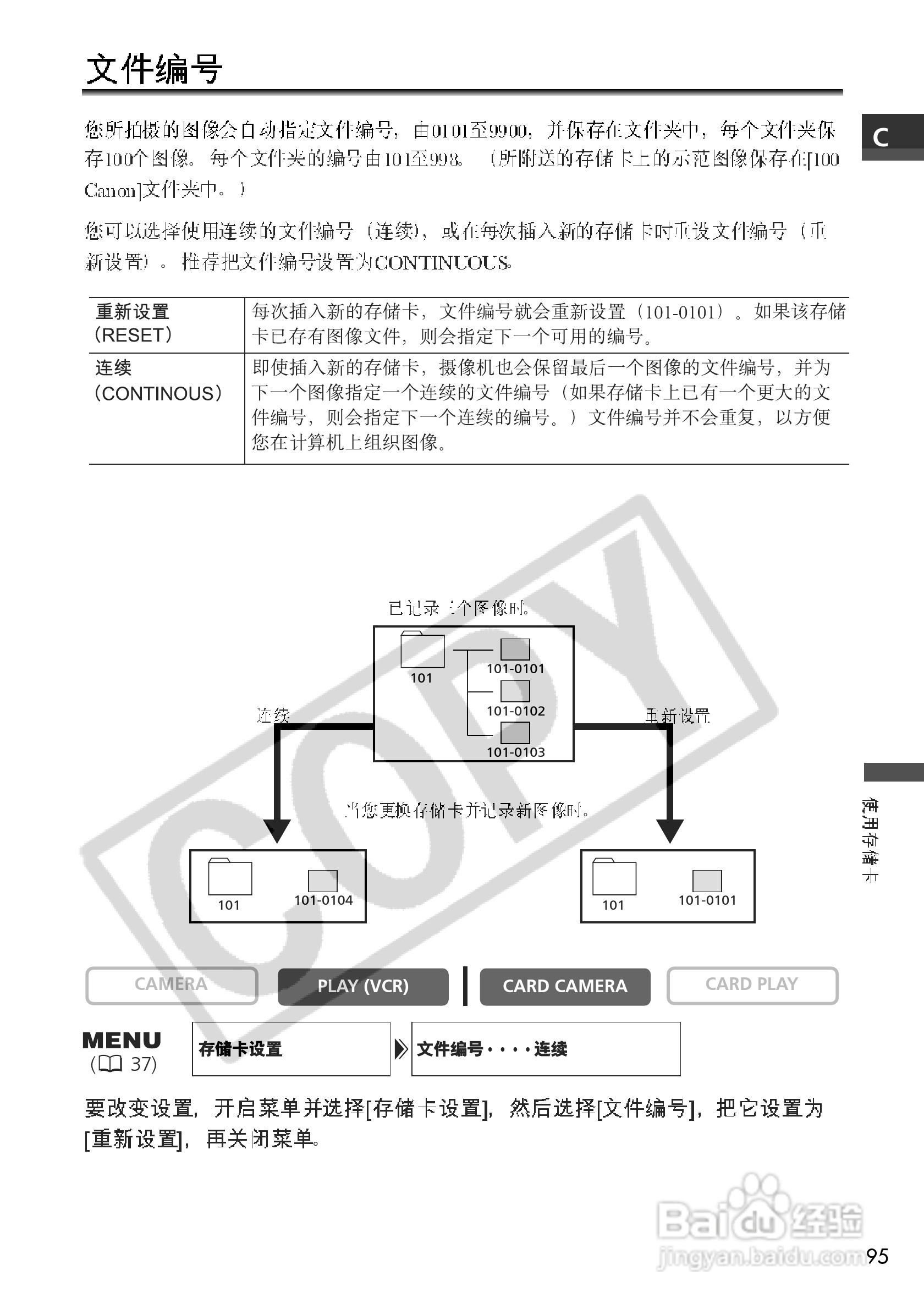 佳能MVX200i数码摄像机使用说明书:[10]