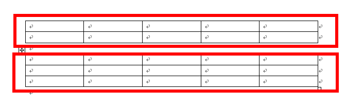 如何在Word文档中快速将表格一分为二