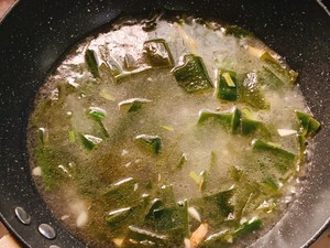 低脂低卡的海带豆腐汤