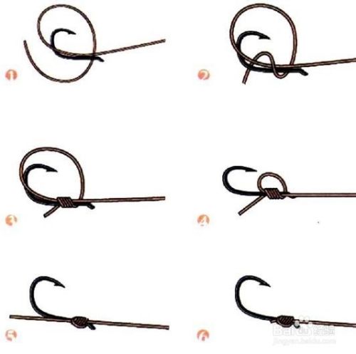 如何绑鱼钩，系鱼钩的方法图解