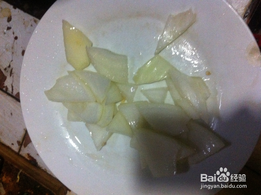 洋葱炒干豆腐～～～