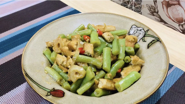 锅烧豆腐烧豆角