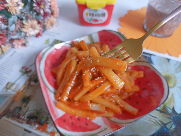 韩式辣酱炒年糕