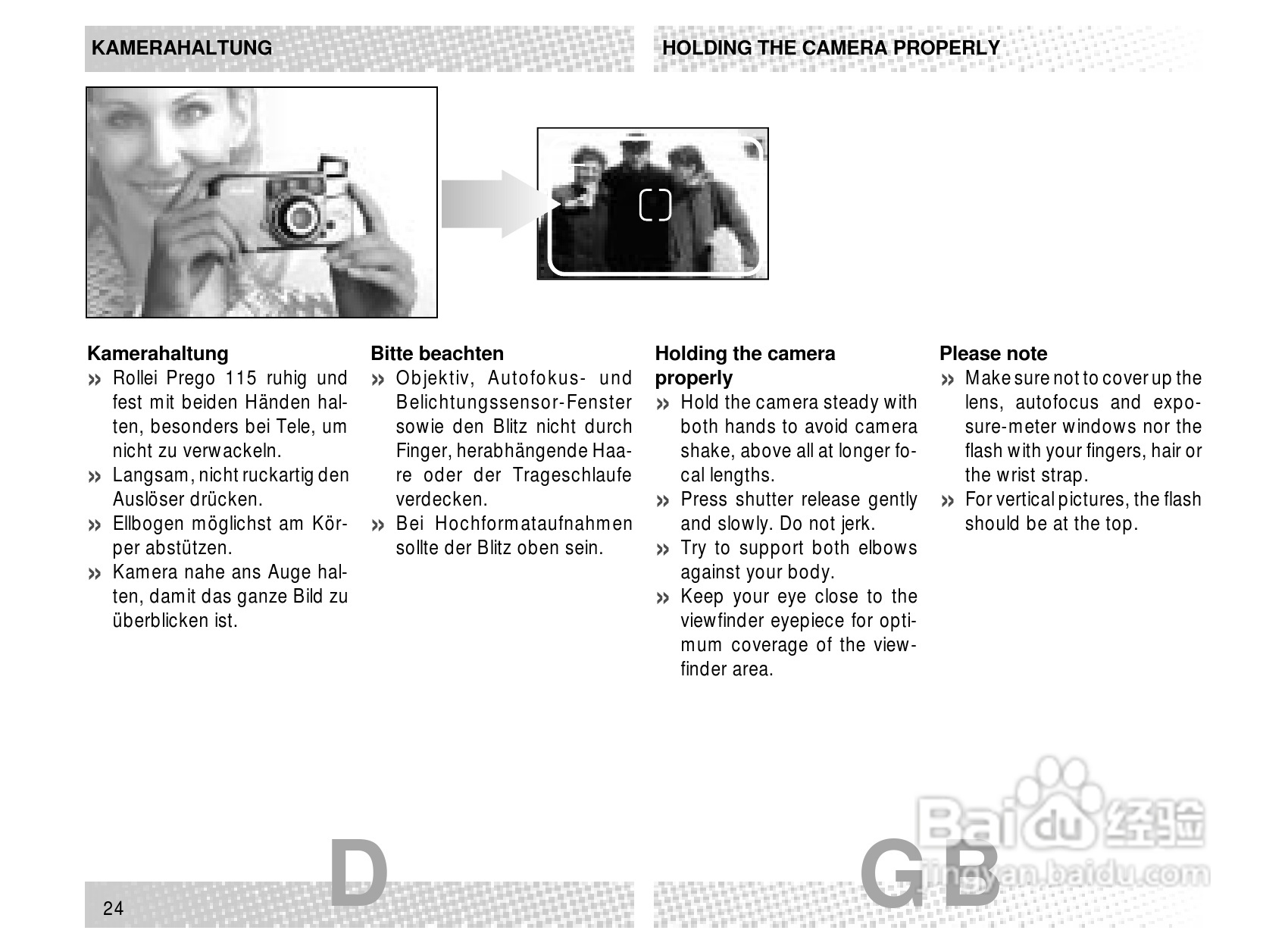 Rollei Prego 115型数码相机使用说明书:[3]