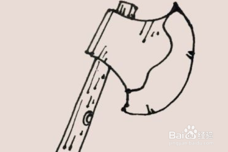 斧子简笔画法