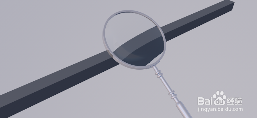 <b>C4D绘制3D放大镜（7）：如何让钢材质更有质感</b>