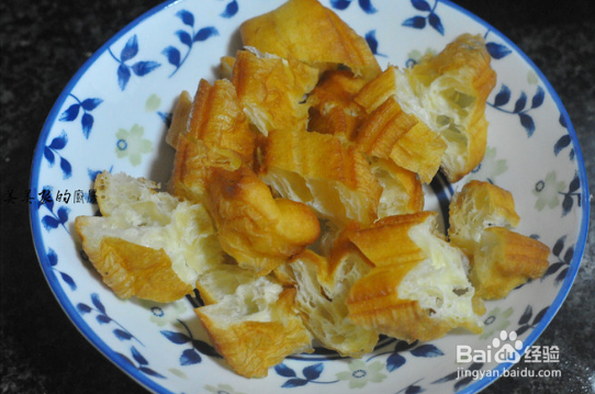 素炒油条的做法