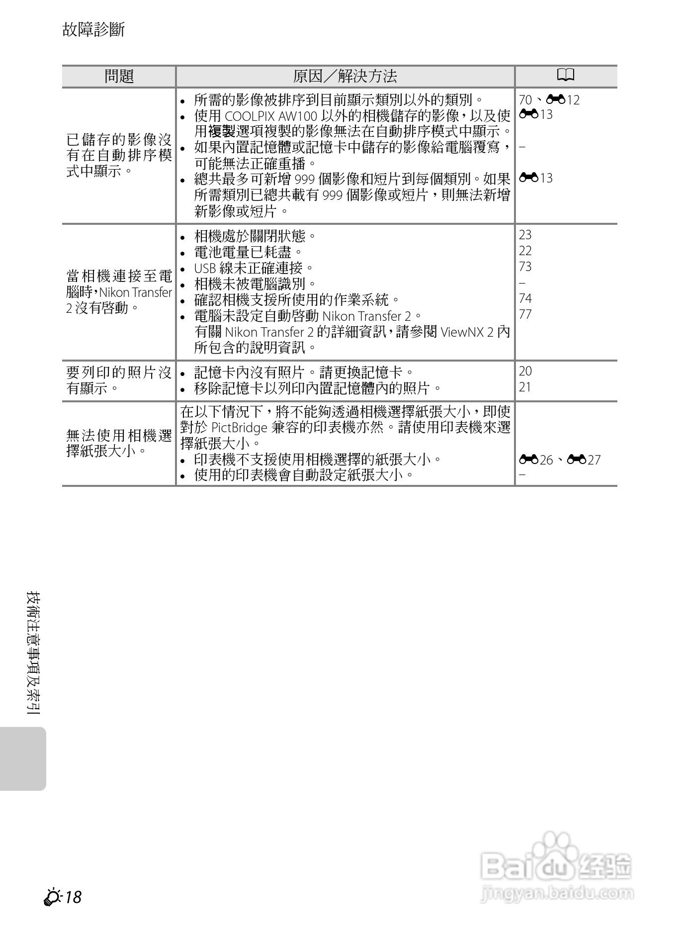 尼康COOLPIX AW100数码相机使用说明书:[23]