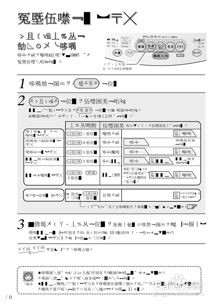 SHARP ES-D45洗衣机使用说明书:[2]