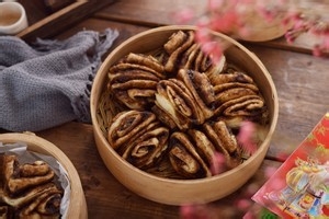 家常版红糖麻酱花卷