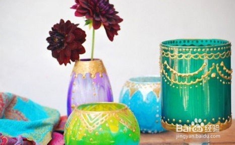 精致创意奢华的多彩DIY烛台制作步骤图解
