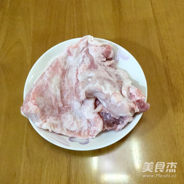 猪颈肉炒榨菜