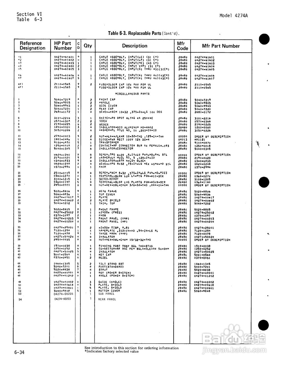 HP4274A分析仪用户使用手册:[13]