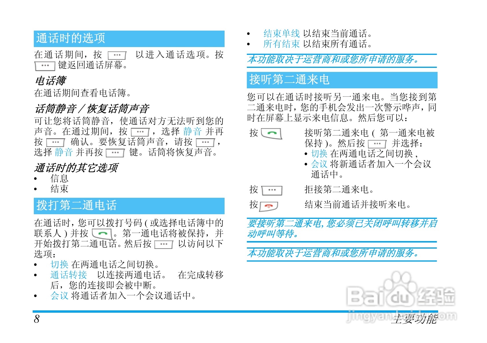 飞利浦S200手机使用说明书:[1]