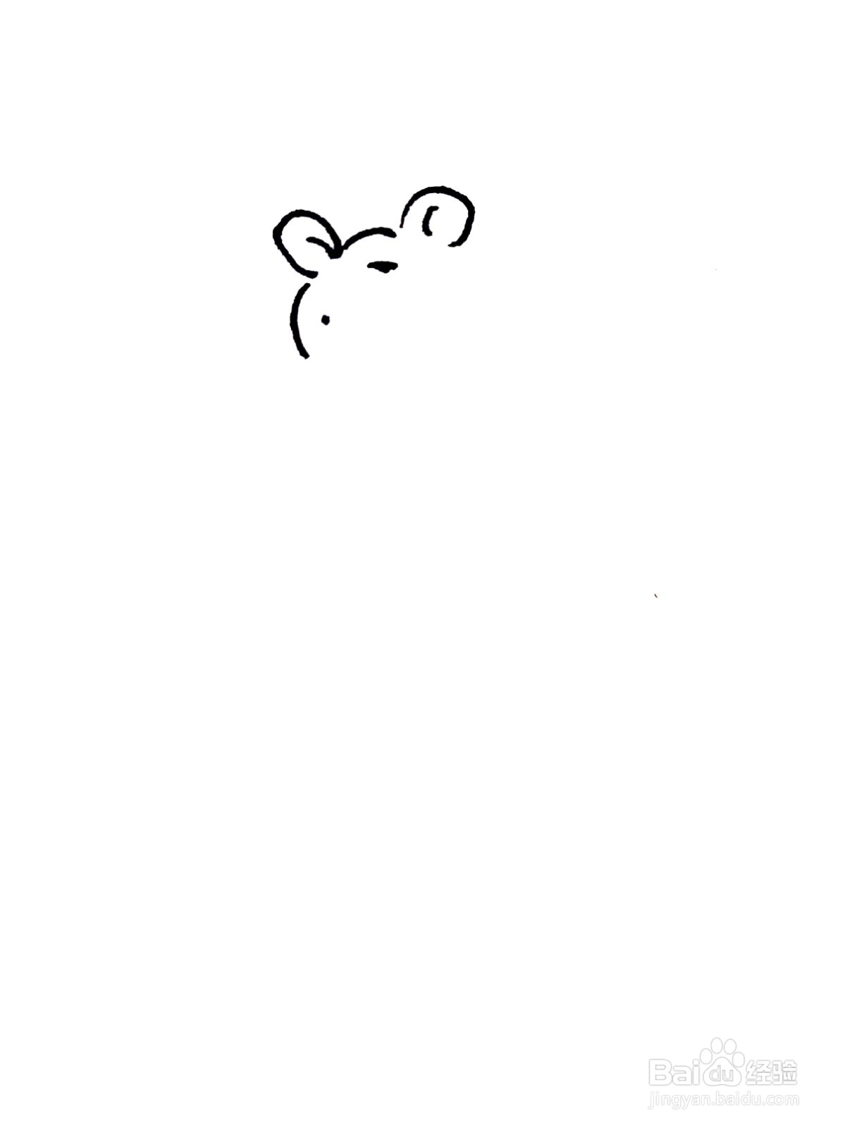 坐着的狮子线描画怎么画