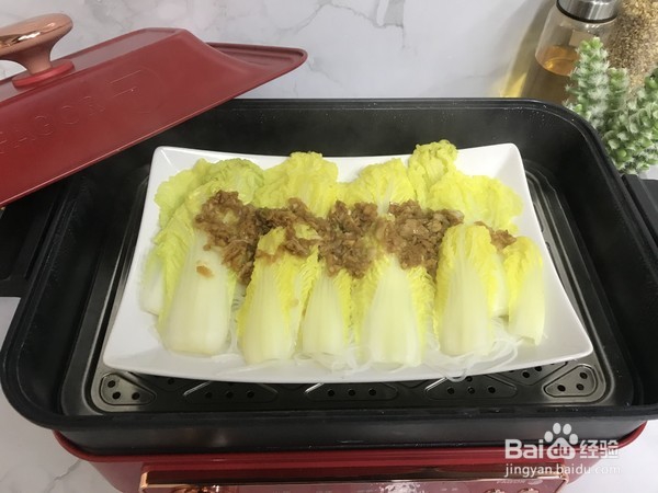 蒜蓉粉丝娃娃菜的具体做法