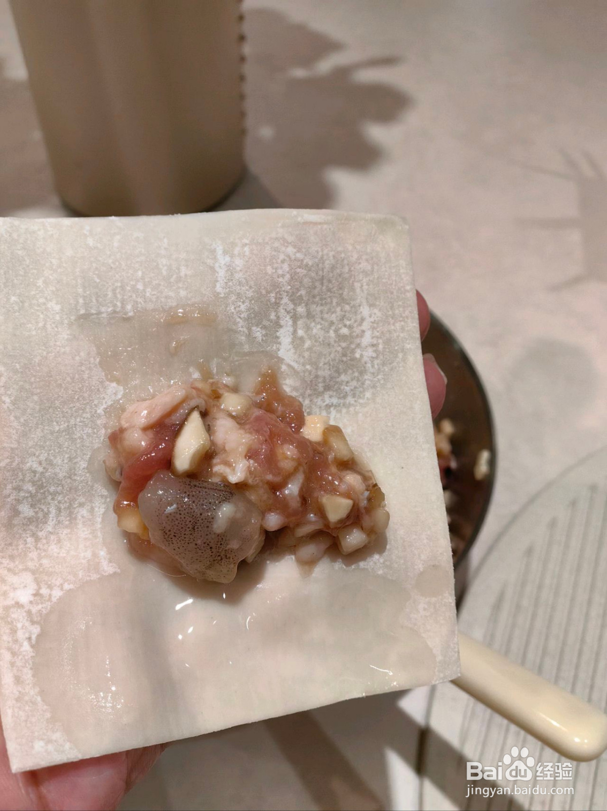 松茸鸡汤鲜肉小馄饨的做法