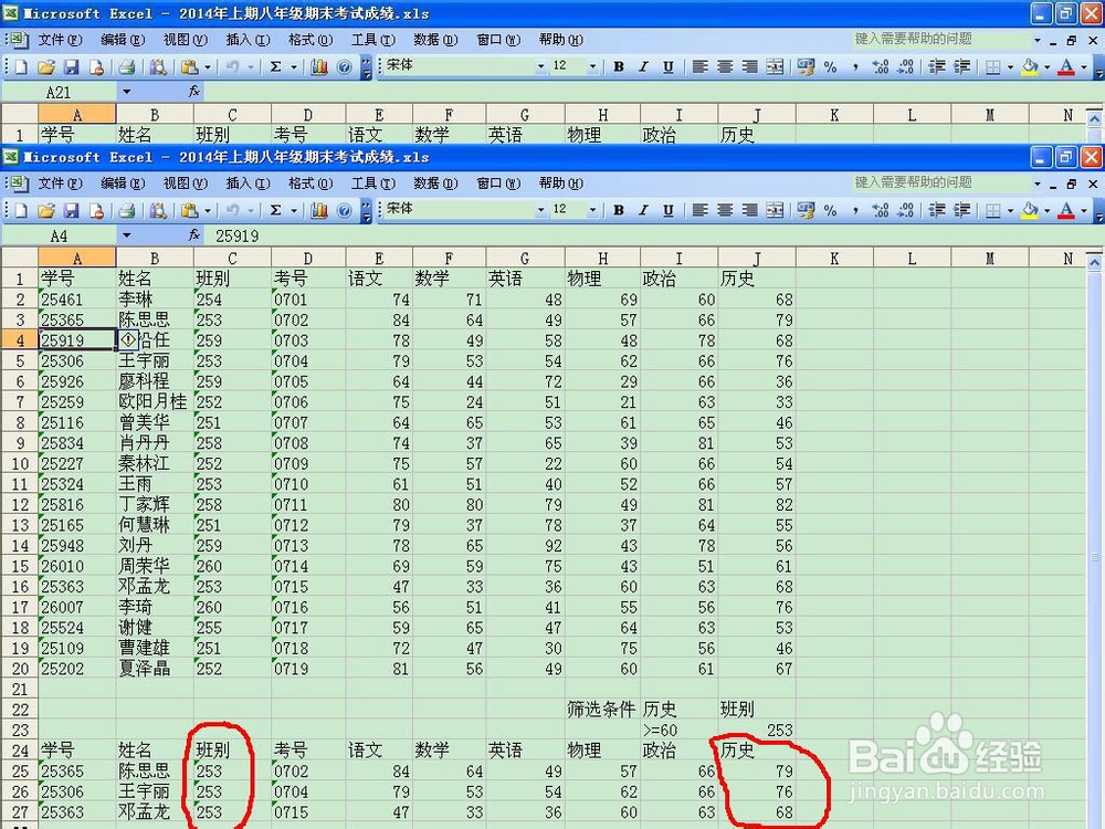 如何从电子表格中筛选自定义数据