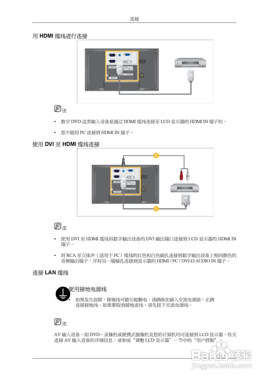 三星460UXn液晶显示器使用说明书:[5]