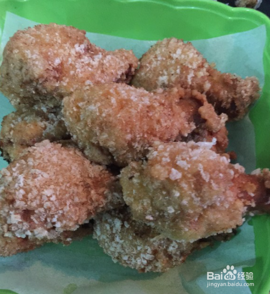 鸡腿裹面粉怎么炸