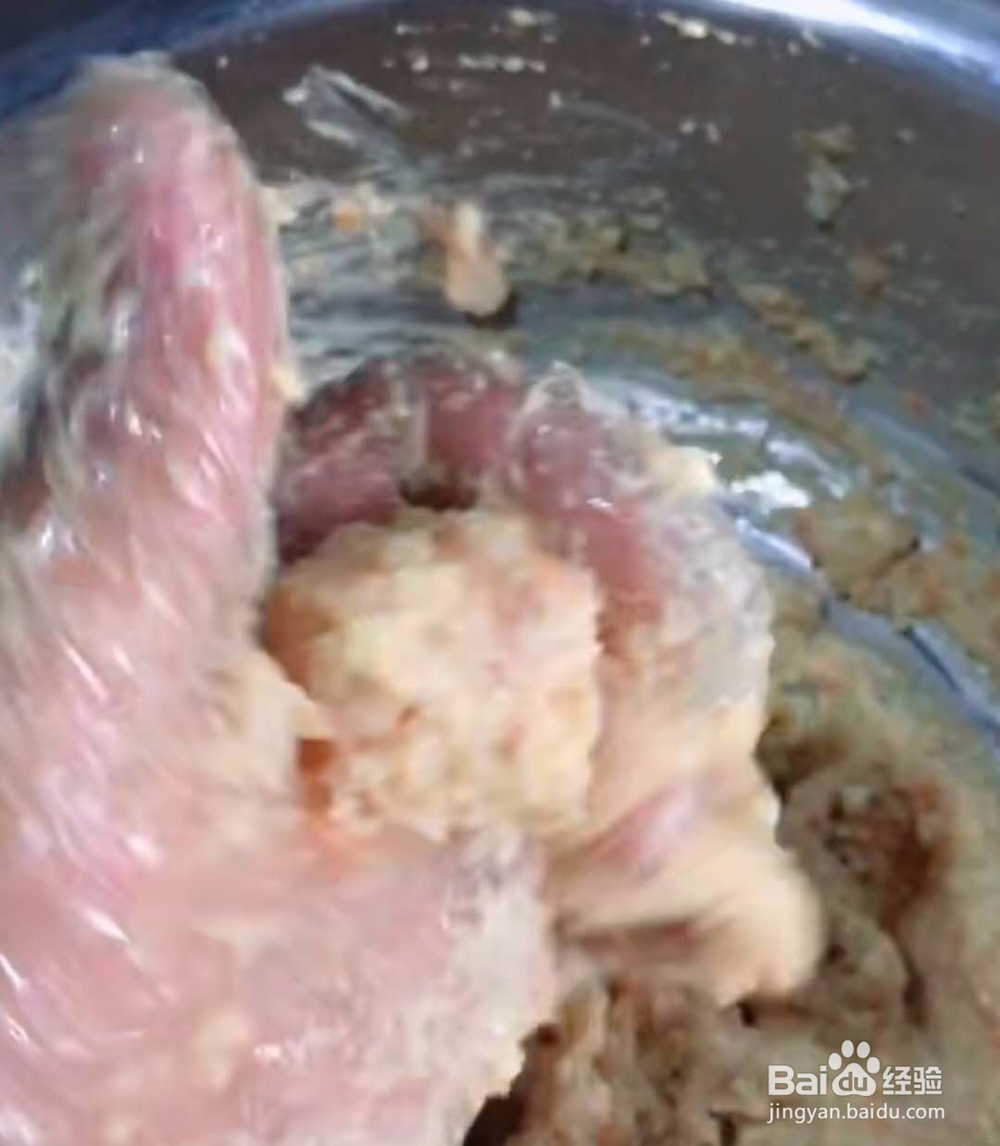 豆腐肉末炸丸子做法