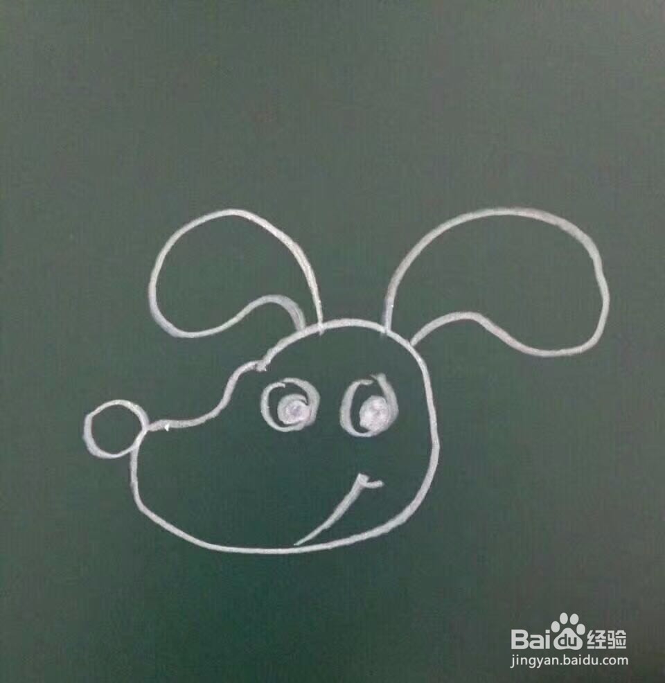 简笔画小狗的画法