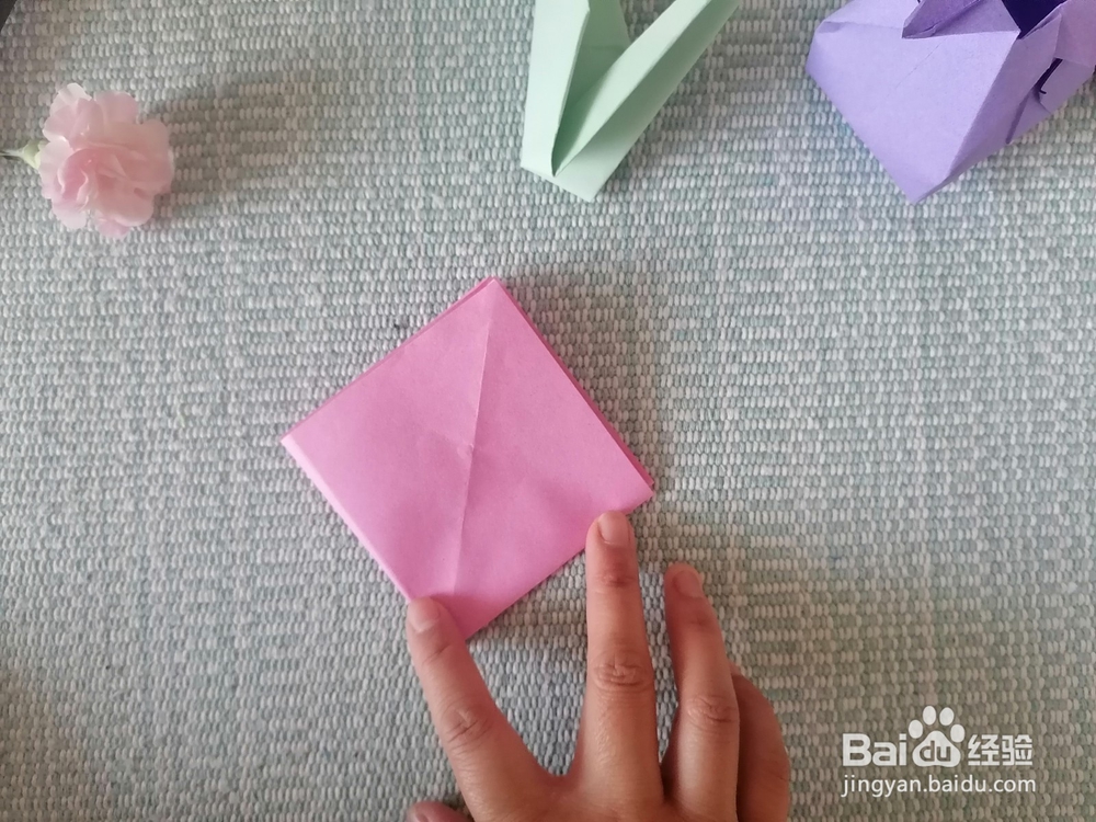 郁金香、花瓶手工