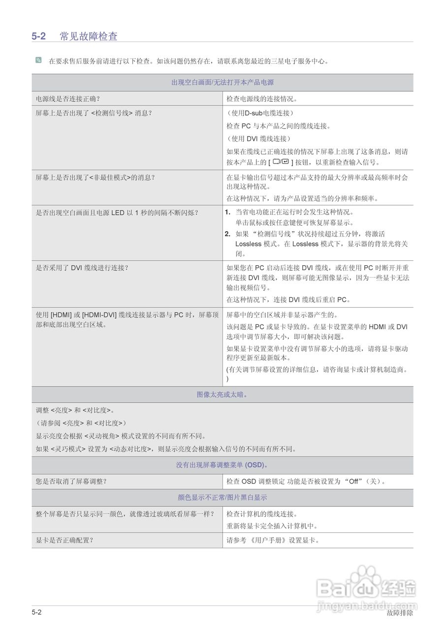 三星S27A550H液晶显示器使用说明书:[5]