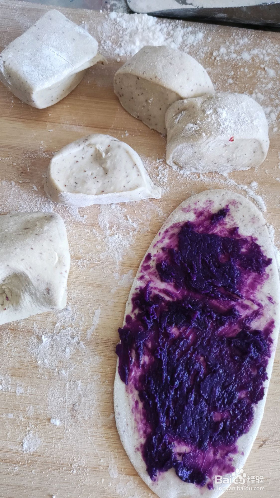 红枣紫薯卷的做法
