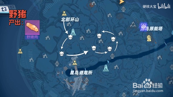 幻塔野猪肉哪里多