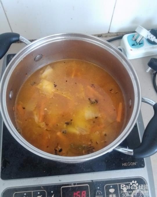 泡菜豆腐鲜蔬锅