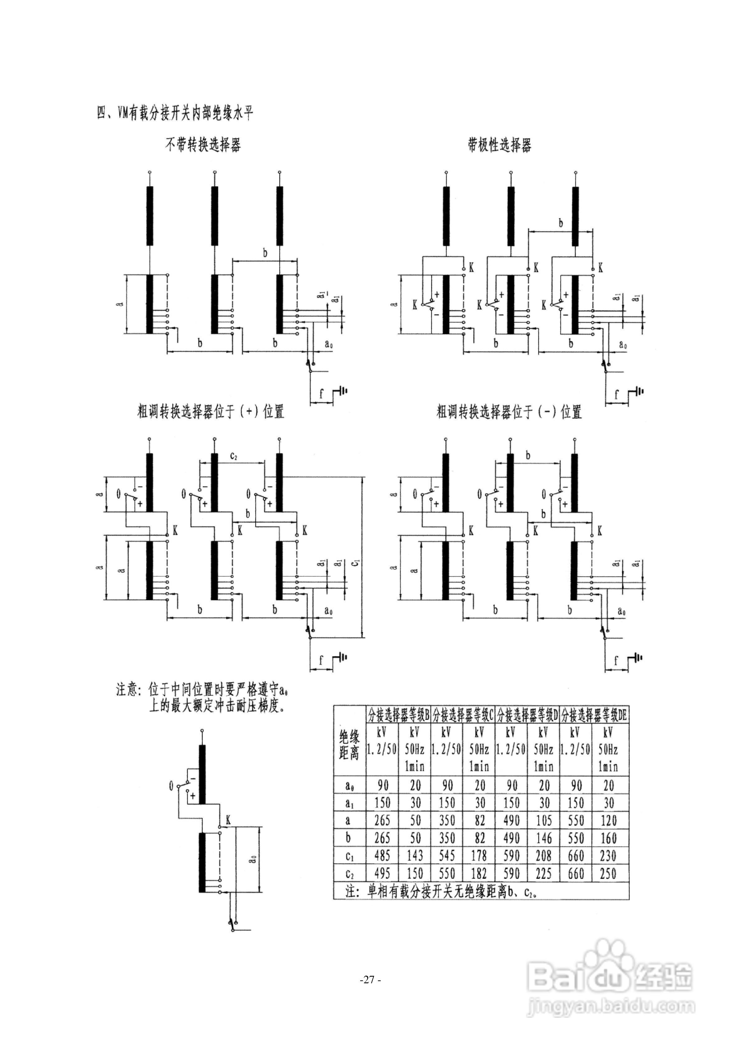 长征电力VM油浸式真空有载分接开关说明书:[3]