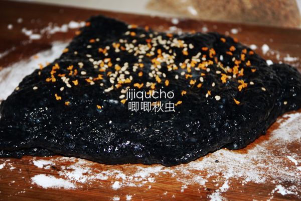 乌饭桂花糖年糕