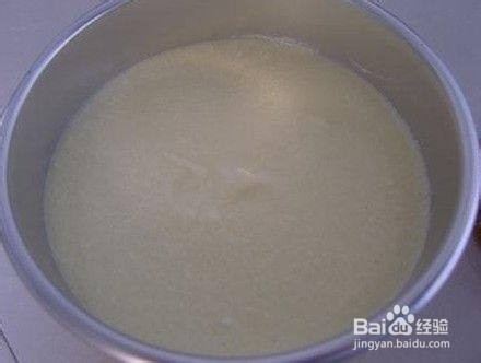 蒸出来的酸奶蛋糕