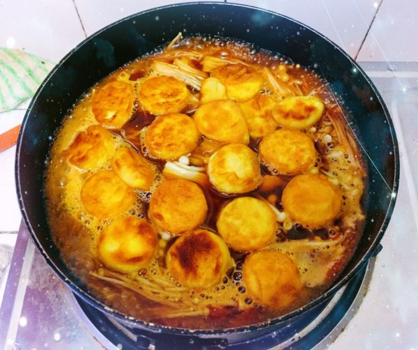 金针菇日本豆腐煲