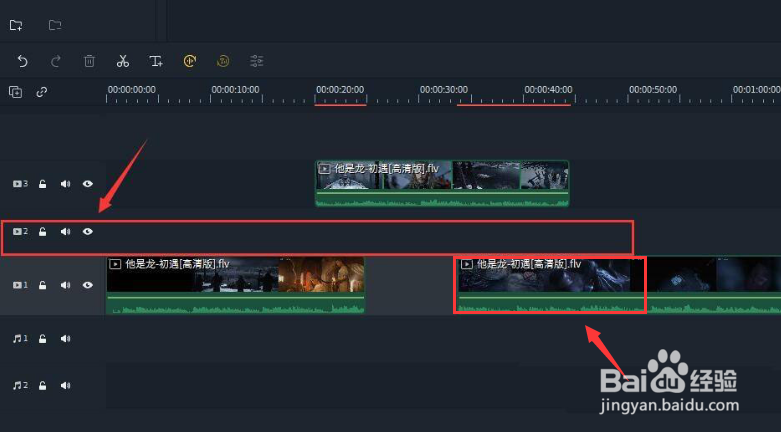 万兴喵影怎么在时间轴插入新轨道