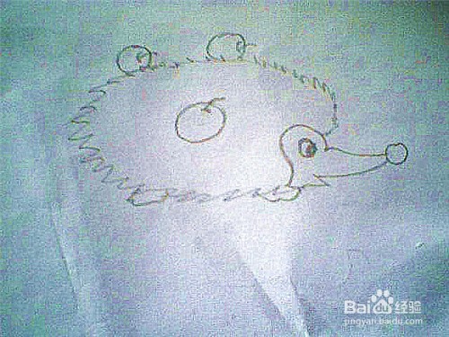 简笔画 刺猬可以这样画
