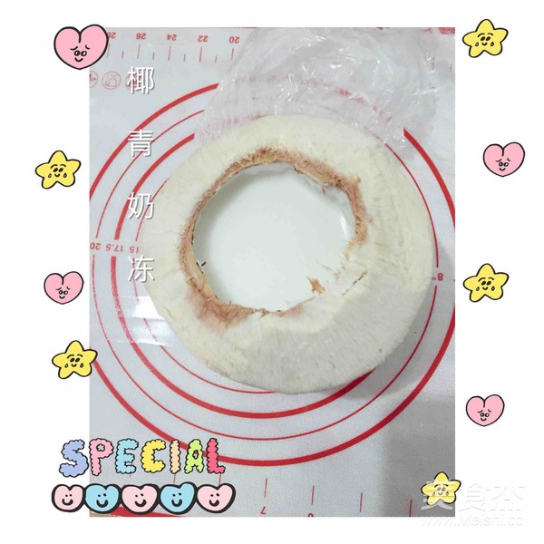 椰青奶冻的做法