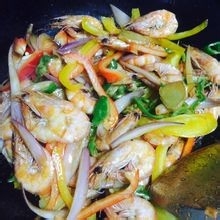 孜然大虾的做法