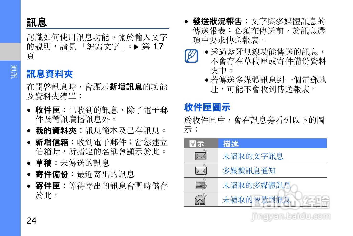 三星i8510H手机使用说明书:[4]