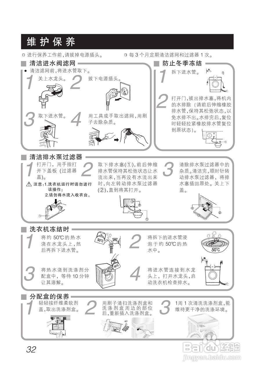 LG WD-C12345D洗衣机使用说明书:[4]