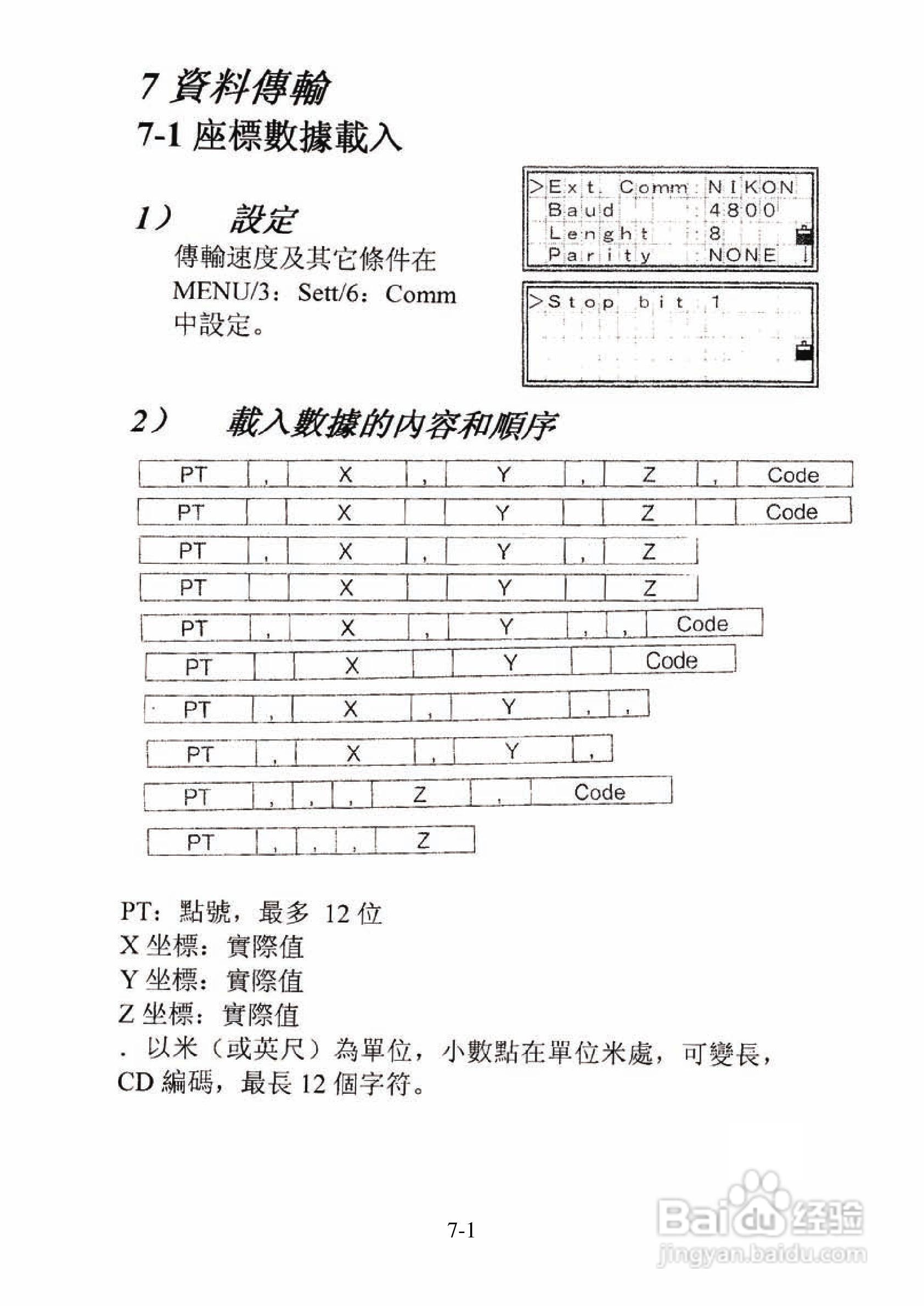 尼康DTM-501、521、531、551 系列全站仪使用手册:[16]