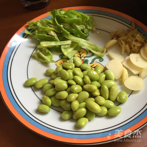 榨菜毛豆肉丝